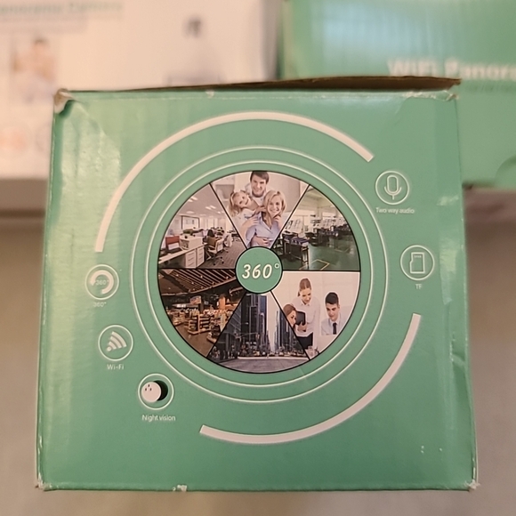 NIB WiFi/SD Card Real Time Remote Viewing Smartphone Panoramic Camera - Picture 2 of 9